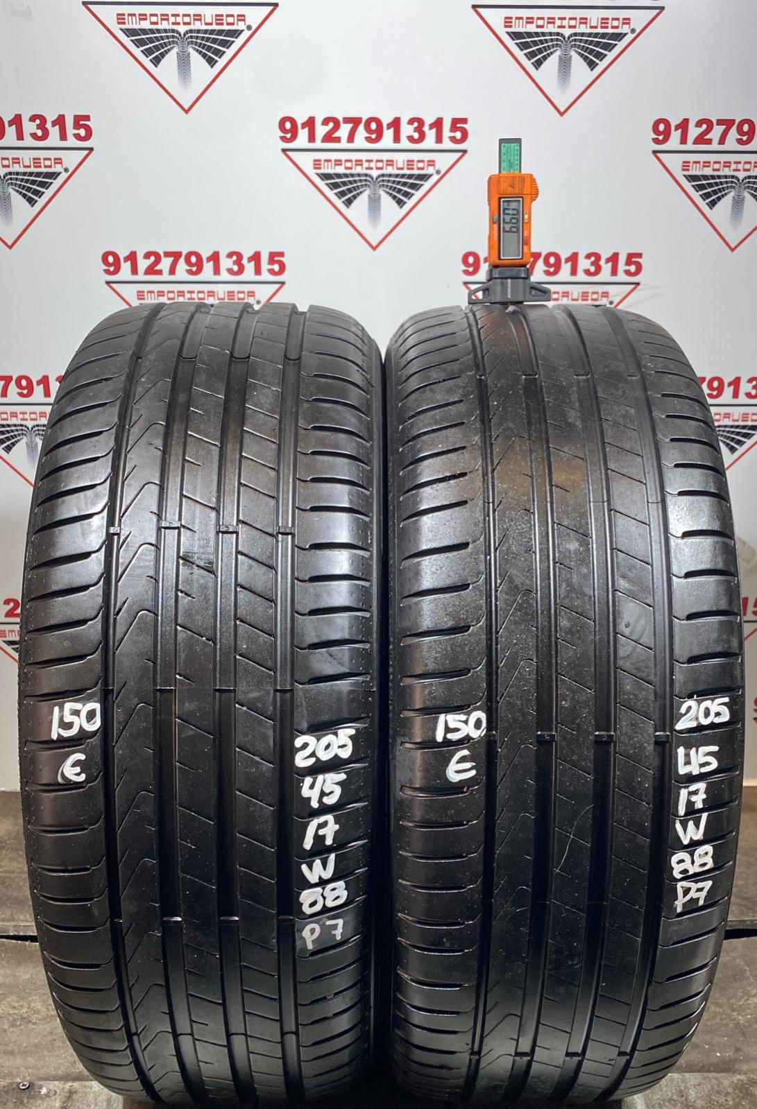PIRELLI CINTURATO P7 USADO  205/45 R17 88 W